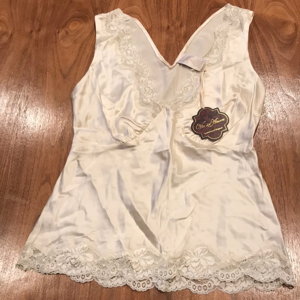 NWT 100% silk camisole-size S